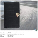 Customised Notebook with Metal Clip