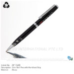 Slim Ball Pen with Marbleized Grip