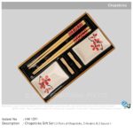 Chopsticks with Saucer