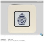 Coaster with QingHua Printing