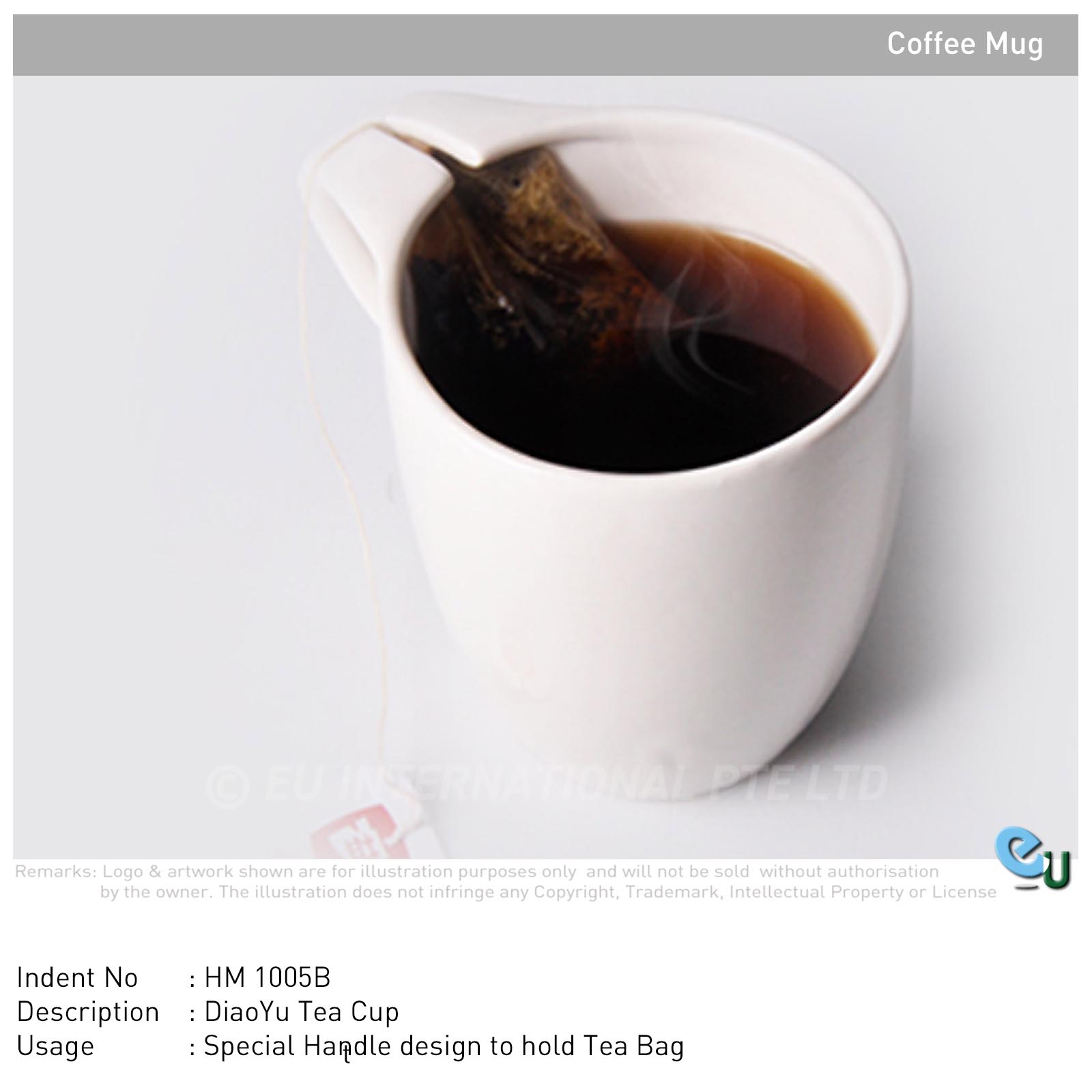 EU International Pte Ltd Cup with Tea Bag Holder - Image 1