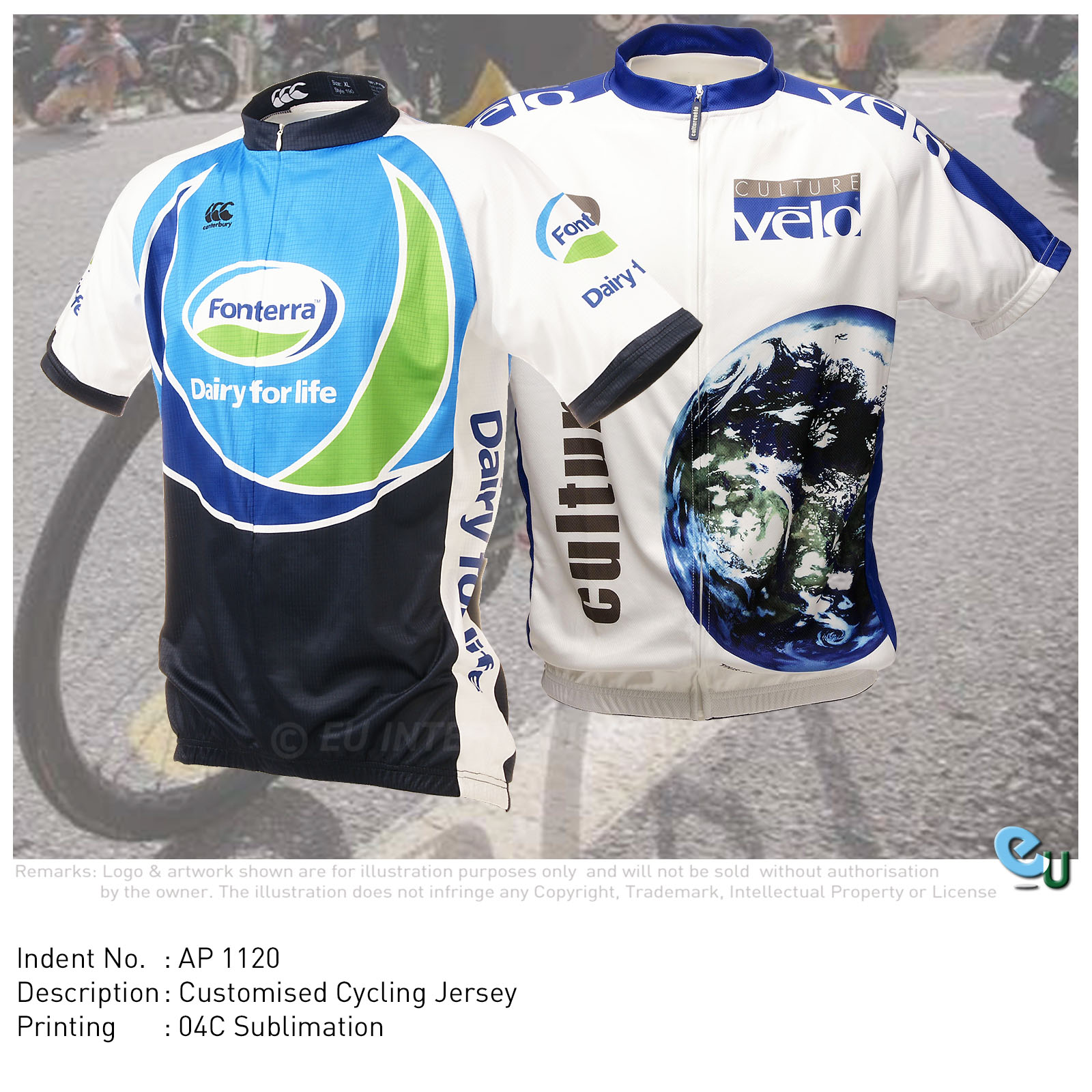 EU International Pte Ltd Cycling Jersey - Image 1