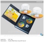 Double Wall Cup with Saucer