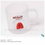 Coffee cup with 3D icon