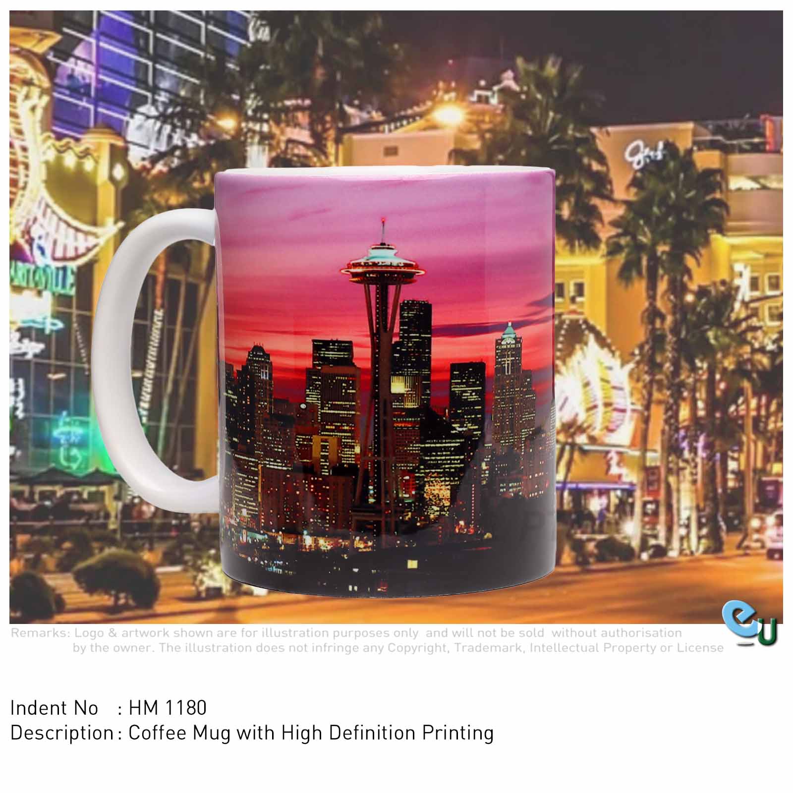 HM 1180 _High Definition Print Mug_P High Definition Print Mug - Image 1