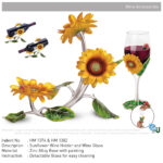 Wine Holder and Glasses