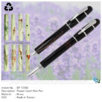 Metal Ball Pen with Real Flower Embedded