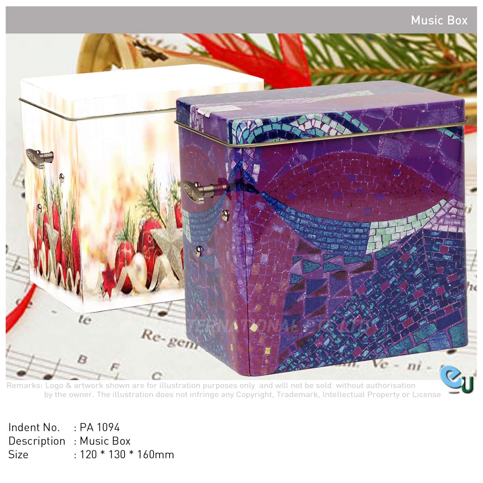 EU International Pte Ltd Music Box - Image 1