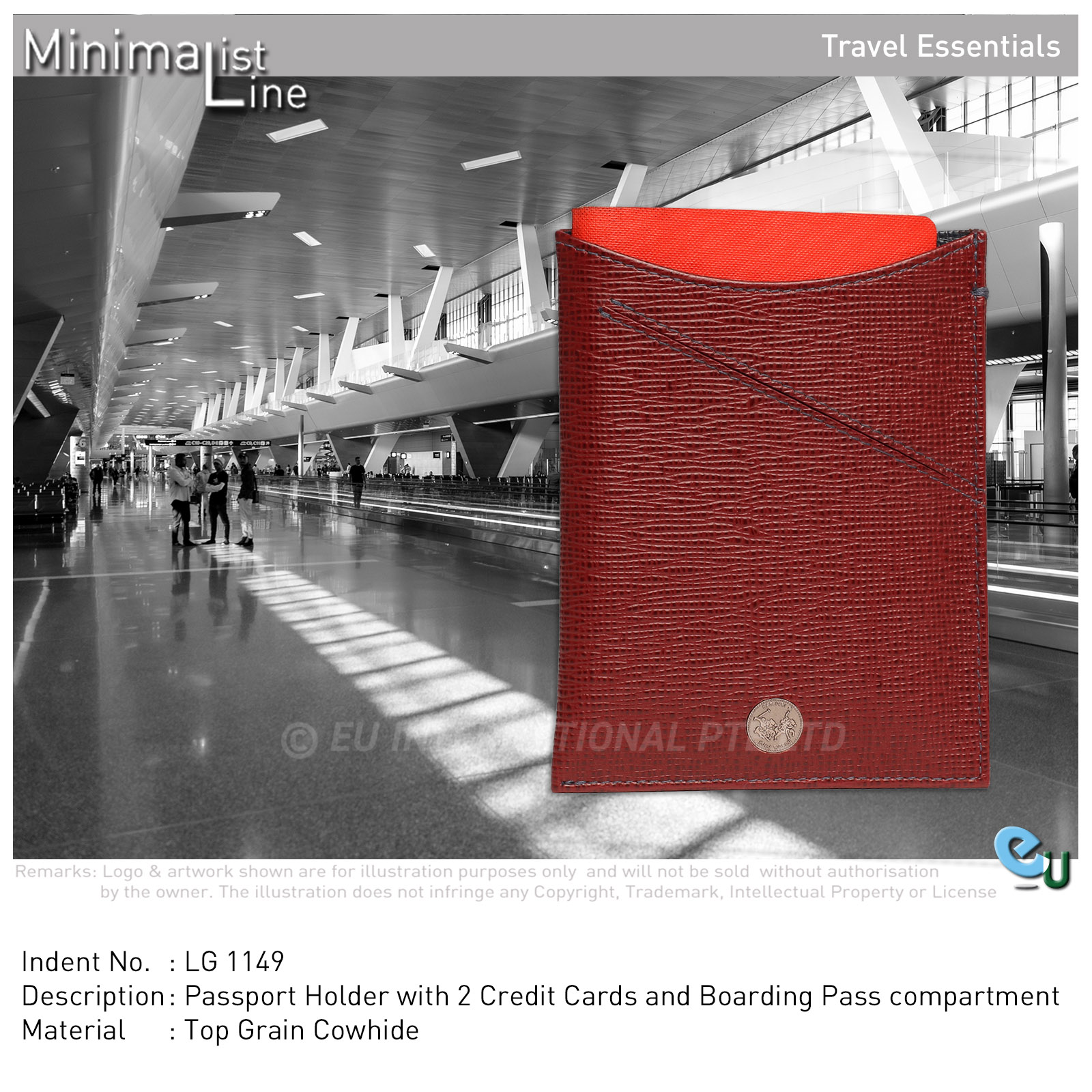 EU International Pte Ltd Passport Holder - Image 1