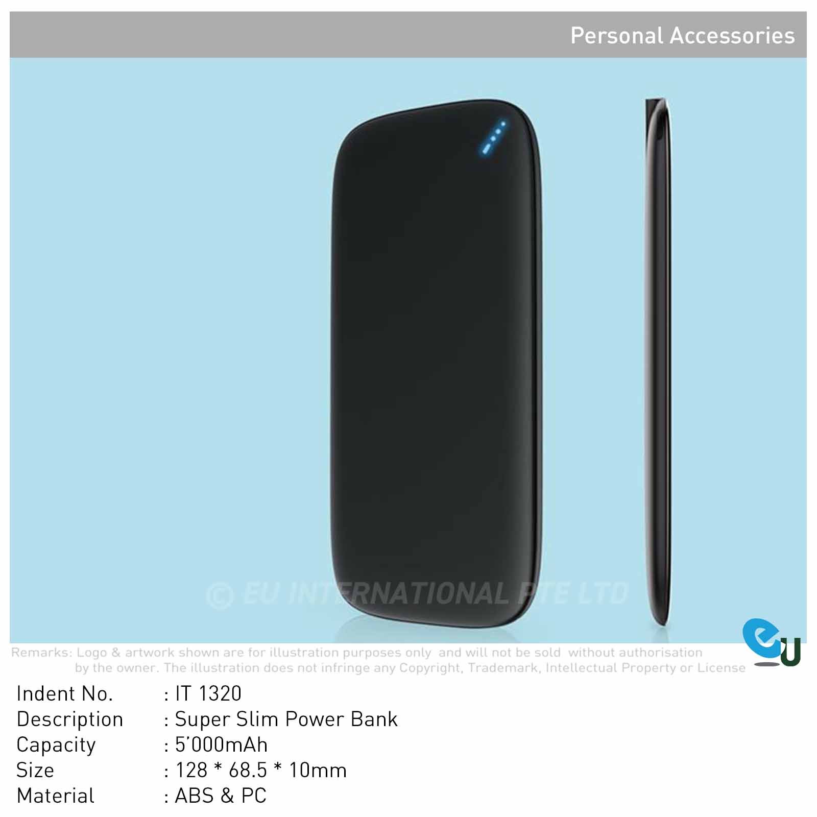 EU International Pte Ltd Power-Bank-5000mAh - Image 1