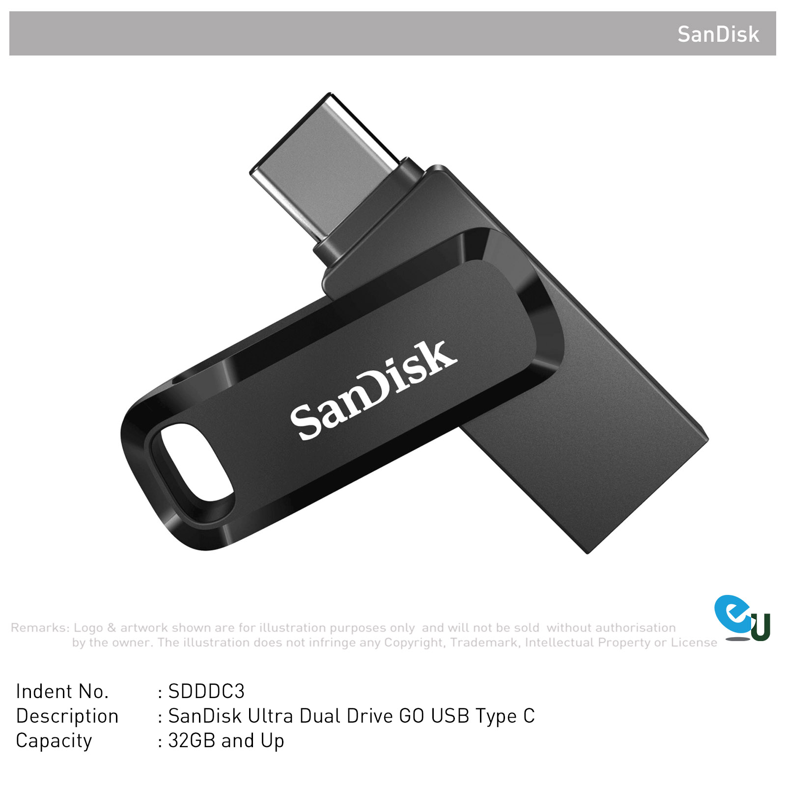 EU International Pte Ltd SanDisk-Ultra-Dual-Drive-GO-USB-Type-C-SDDDC3 - Image 1