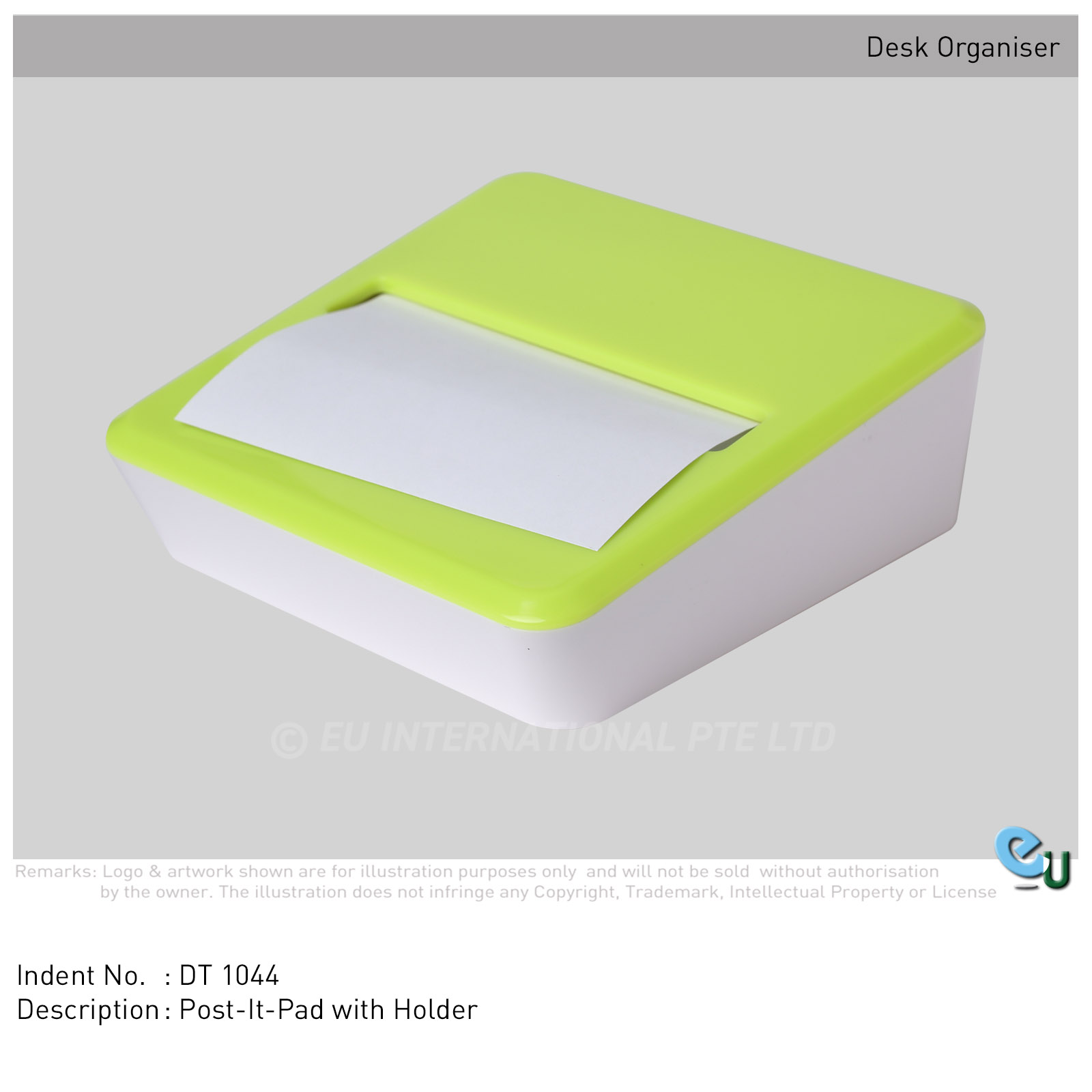 EU International Pte Ltd Sticky Pad with Holder - Image 1
