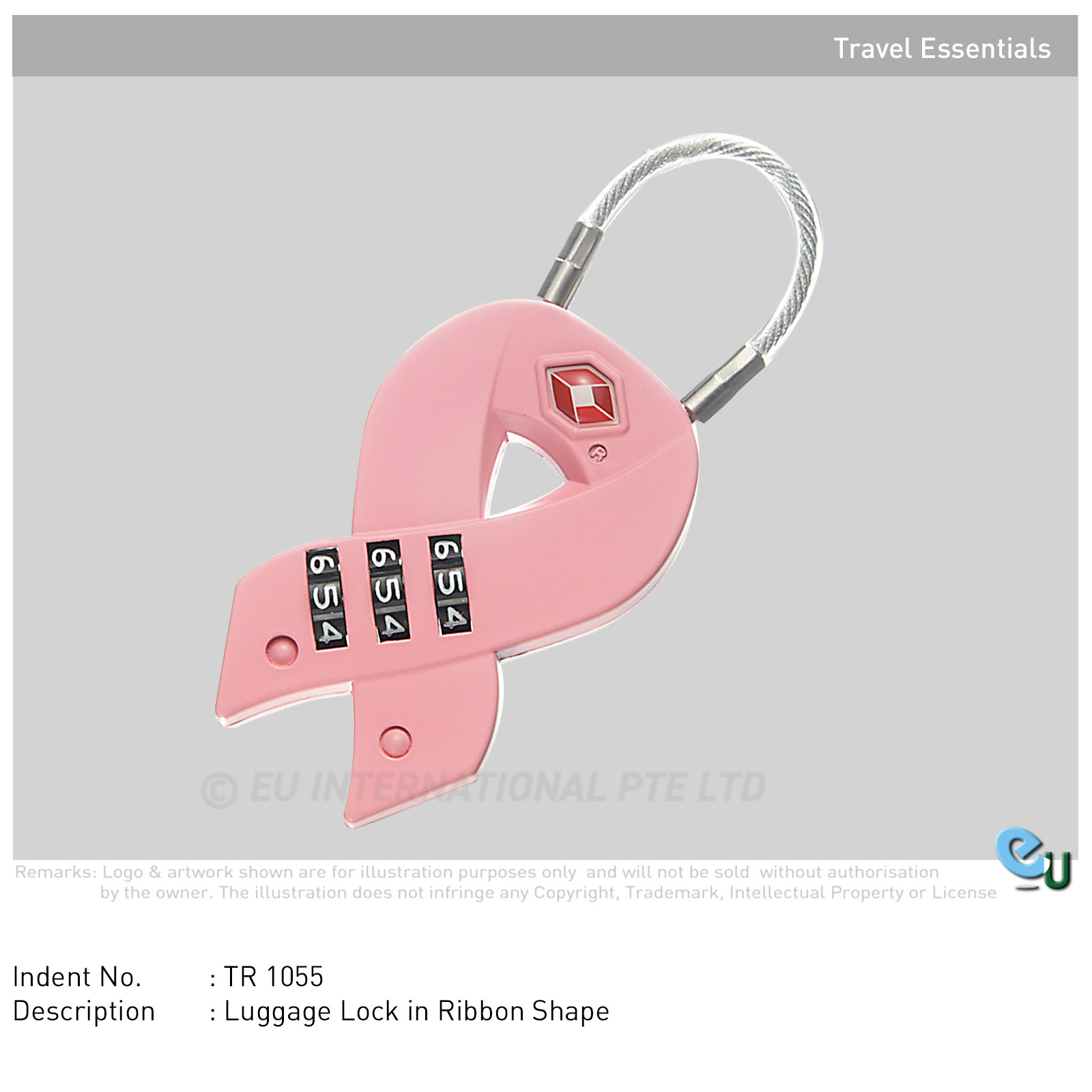 EU International Pte Ltd TSA Luggage Lock - Image 1