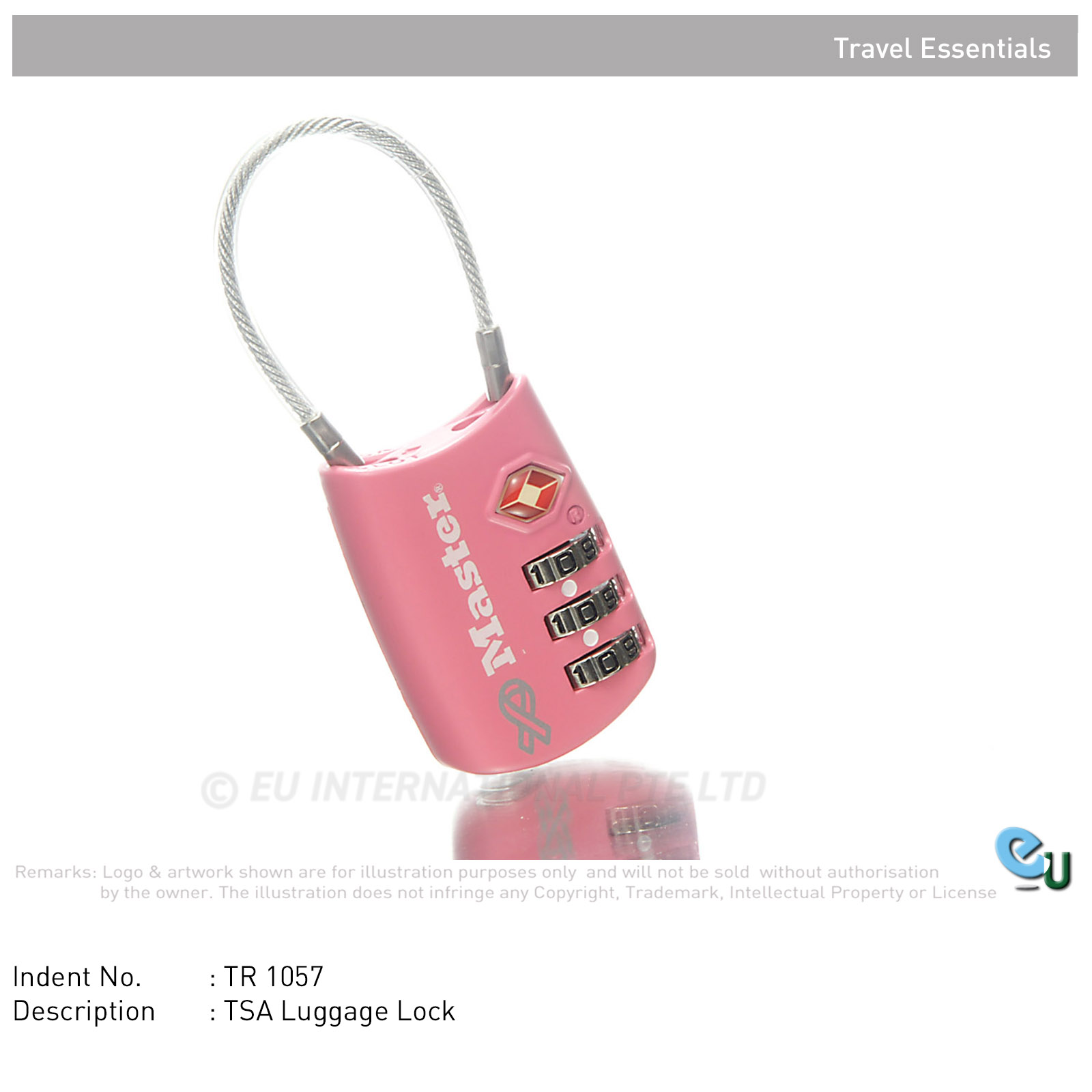 EU International Pte Ltd TSA Luggage Lock - Image 1