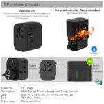 Travel Adaptor with Earth Feature