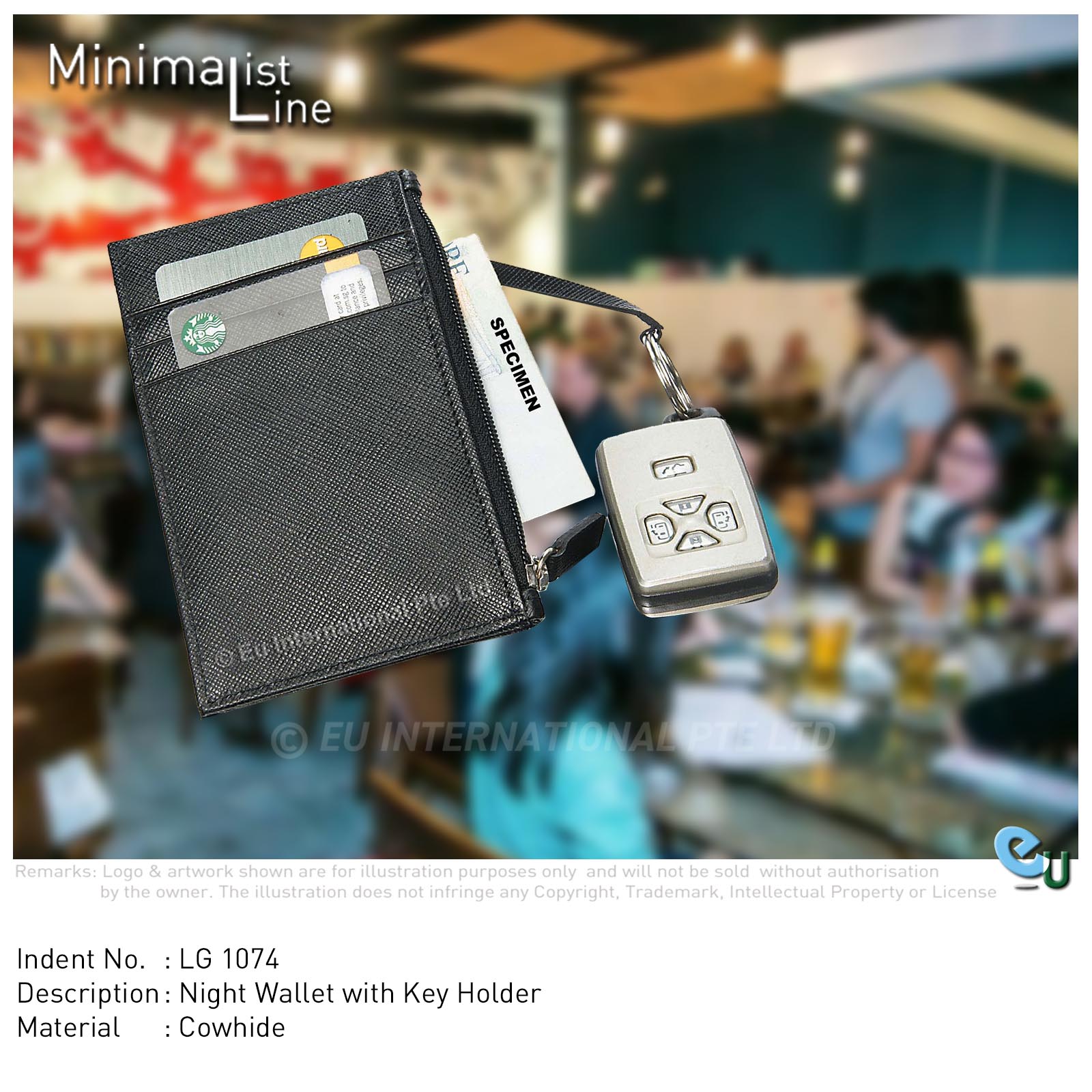 EU International Pte Ltd Night Wallet - Image 1